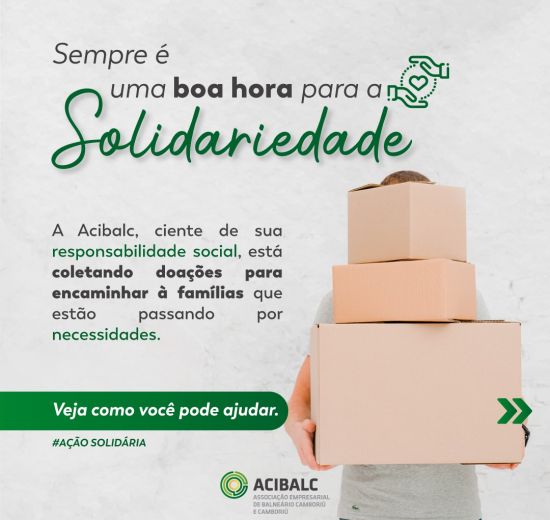 ACIBALC promove ação social em prol de famílias em situação de vulnerabilidade 