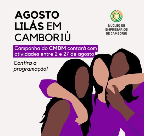 Agosto lilás, Nucam apoia ações no mês de conscientização para o fim da violência contra a mulher 