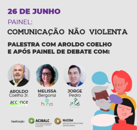 Comunicação não-violenta é tema de painel e debate em Balneário Camboriú