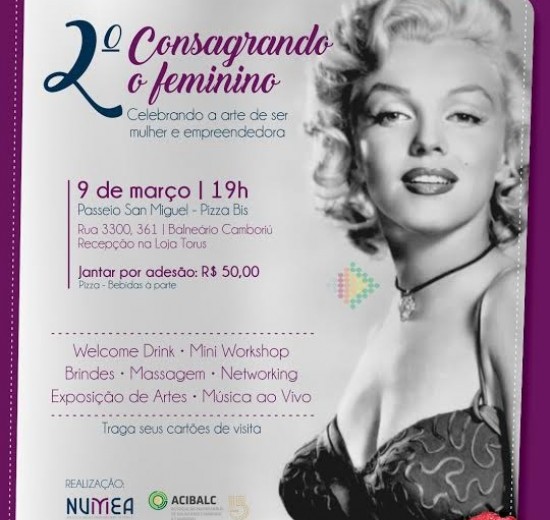 Núcleo da Mulher Empreendedora comemora Dia Internacional da Mulher com jantar, workshop e networking