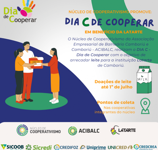 NÚCLEO DE COOPERATIVAS DA ACIBALC INICIA CAMPANHA DE ARRECADAÇÃO DE LEITE