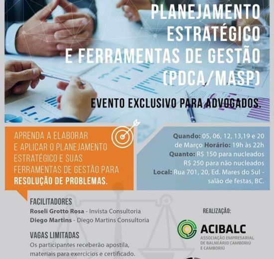 Núcleo Jurídico da Acibalc promove capacitação exclusiva para advogados